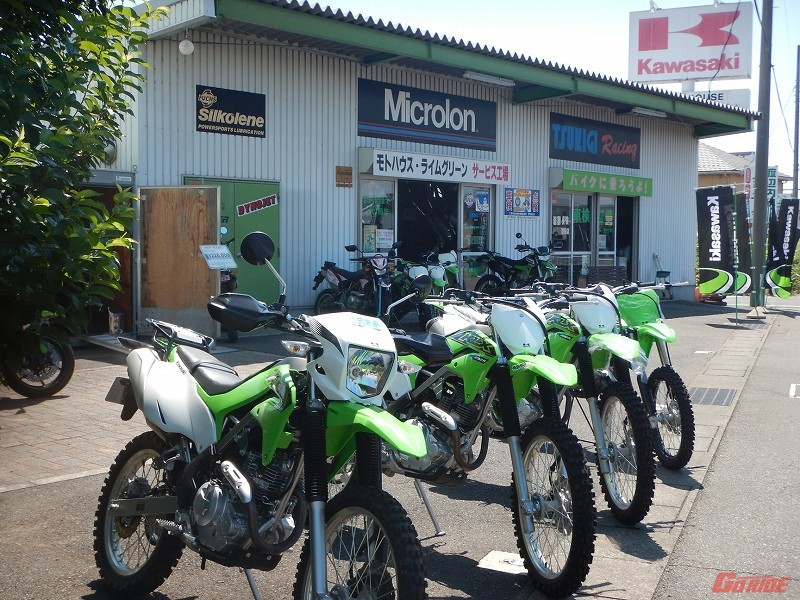 Let's Go To モトハウス・ライムグリーン!! トレールもレーサーも展示・販売中!!